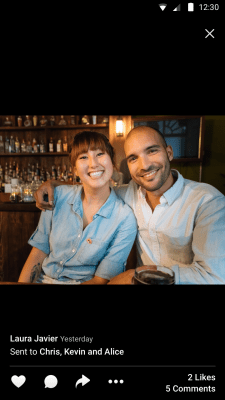 Capture d'écran de l'application Moments - #6