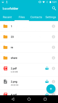 Capture d'écran de l'application basefolder - #3
