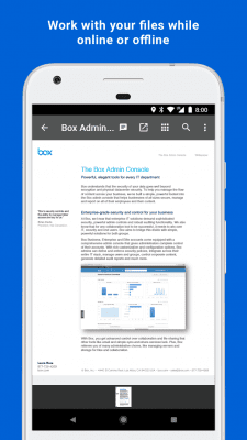 Capture d'écran de l'application BOX - #3