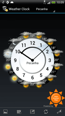 Capture d'écran de l'application Weather Clock - #1