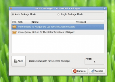 Capture d'écran de l'application Tucan Manager - #5