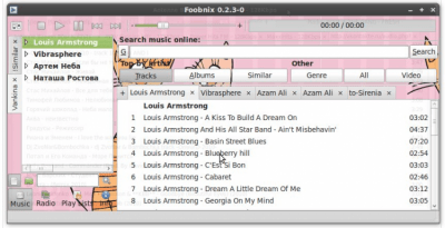 Capture d'écran de l'application Foobnix - #2
