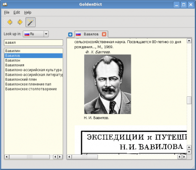 Capture d'écran de l'application GoldenDict - #14