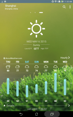 Capture d'écran de l'application ASUS Weather - #5