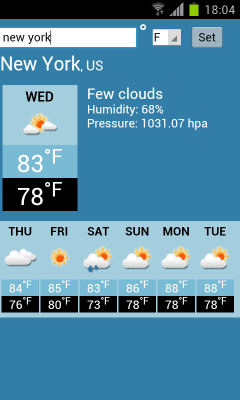 Capture d'écran de l'application Weather forecast de ExpertiseNetComs - #4