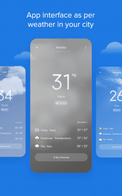 Capture d'écran de l'application Weather - By Xiaomi - #3