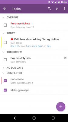 Capture d'écran de l'application Outlook-Android Sync - #3