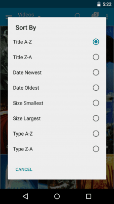 Capture d'écran de l'application Seagate Media app - #4