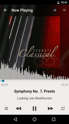 Capture d'écran de l'application Seagate Media app - #8