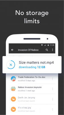 Capture d'écran de l'application Sync - #3