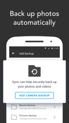 Capture d'écran de l'application Sync - #5