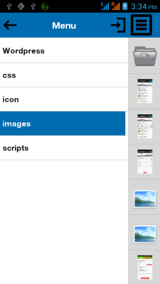 Capture d'écran de l'application MY FTP Lite - #5
