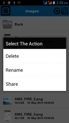 Capture d'écran de l'application MY FTP Lite - #6
