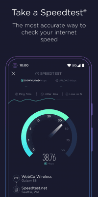 Capture d'écran de l'application Speedtest.net - #1