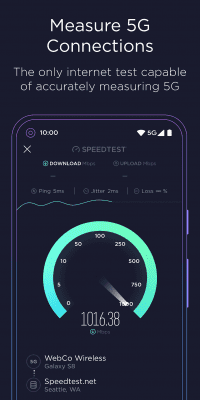 Capture d'écran de l'application Speedtest.net - #5
