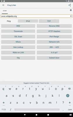 Capture d'écran de l'application Ping & Net - #7