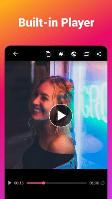 Capture d'écran de l'application Video Downloader for Instagram - #3