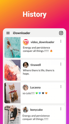 Capture d'écran de l'application Video Downloader for Instagram - #4