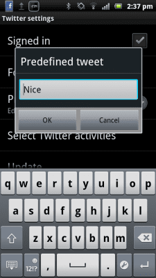 Capture d'écran de l'application Smart extension for Twitter - #3