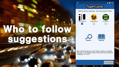 Capture d'écran de l'application TweetCaster pour Twitter - #7
