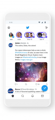 Capture d'écran de l'application Twitter - #1