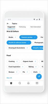 Capture d'écran de l'application Twitter - #3