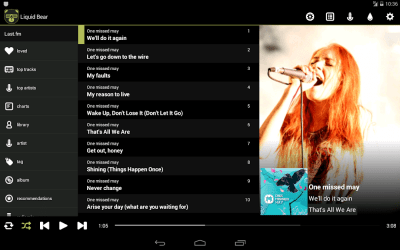 Capture d'écran de l'application VKontakte+Lastfm - Liquid Bear - #3