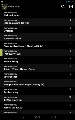 Capture d'écran de l'application VKontakte+Lastfm - Liquid Bear - #6