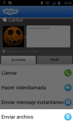 Capture d'écran de l'application Z-SkypeArt pour Skype - #4
