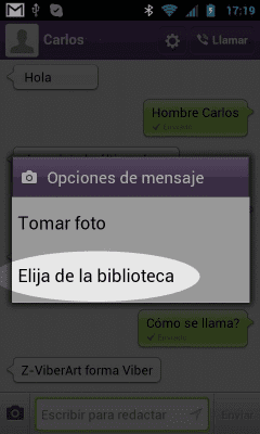 Capture d'écran de l'application Z - Viber Art pour Viber - #5