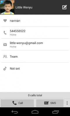 Capture d'écran de l'application exDialer Light ICS Theme - #3