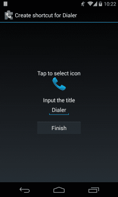 Capture d'écran de l'application exDialer Shortcut Plugin - #2
