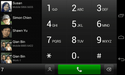Capture d'écran de l'application exDialer Dark Theme - #4