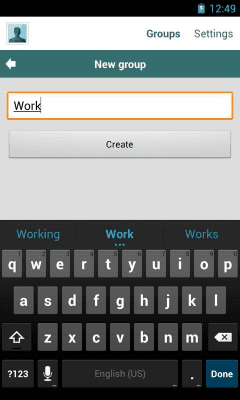 Capture d'écran de l'application Contacts rapides - #4
