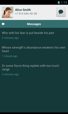 Capture d'écran de l'application Contacts rapides - #7