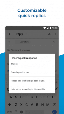 Capture d'écran de l'application Boxer - Workspace ONE - #7