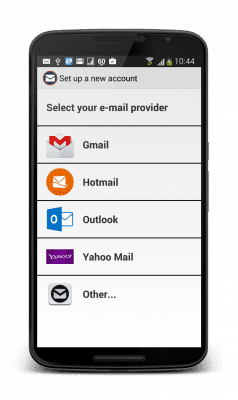 Capture d'écran de l'application Hotmail dans Outlook : rapide - #1