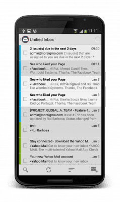Capture d'écran de l'application Hotmail dans Outlook : rapide - #2