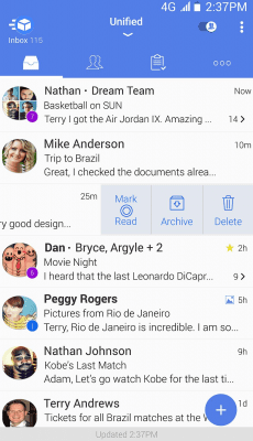 Capture d'écran de l'application Email TypeApp - #3