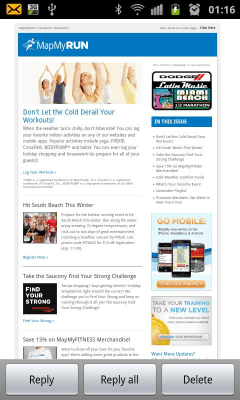 Capture d'écran de l'application ExMail (Exchange) - #6