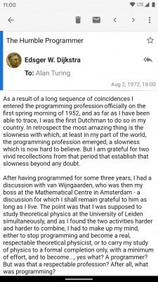 Capture d'écran de l'application K-9 Mail - #3