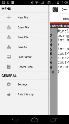 Capture d'écran de l'application Online Compiler - #6