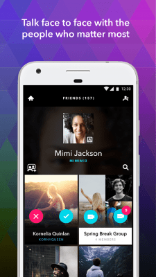 Capture d'écran de l'application ooVoo Video Call, Text & Voice - #3