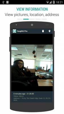 Capture d'écran de l'application CaughtU Pro - Caught You - #2