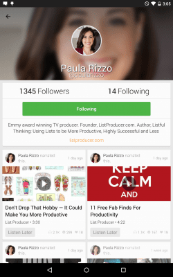 Capture d'écran de l'application Umano: News Read to You - #6