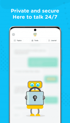 Capture d'écran de l'application Woebot: Your Self-Care Expert - #5