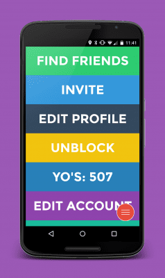 Capture d'écran de l'application Yo - #3