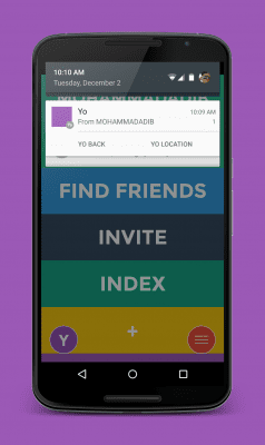 Capture d'écran de l'application Yo - #4