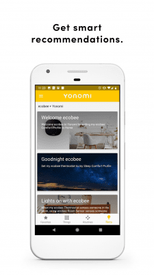 Capture d'écran de l'application Yonomi - #4