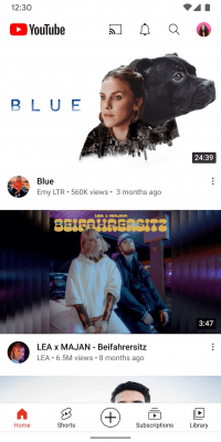 Capture d'écran de l'application YouTube - #4